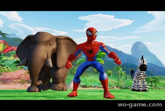 Видео обзор игры Cупергерои мультфильм - Человек Паук и тачки машинки