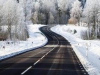 На дорогах Швеции зимой