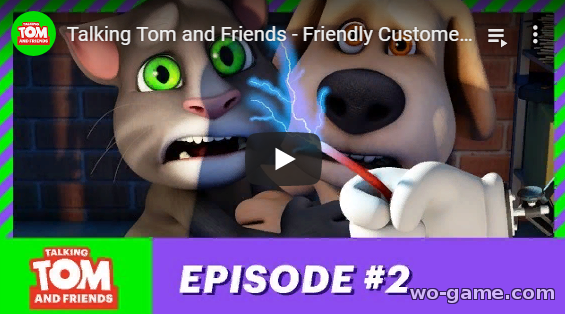 Talking Tom and Friends in English movie 2019 new series Friendly Customer Service Season 1 Episode 2 watch online for children for free