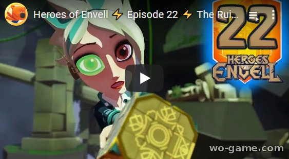 Heroes of Envell in English Cartoons 2020 new series The Ruins Episode 22 look online for infants for free