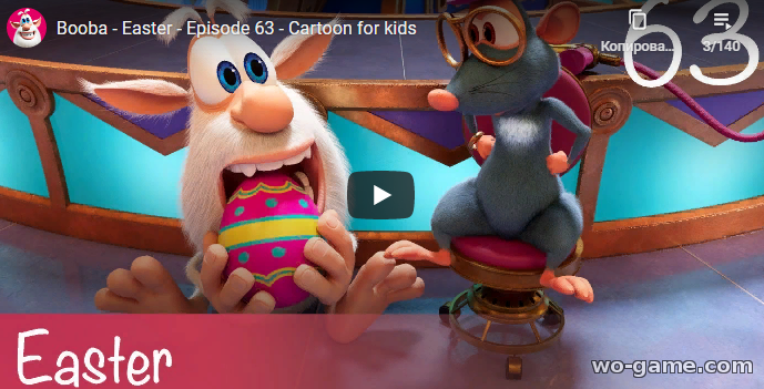 Booba in English movie 2020 new series Easter Episode 63 watch online for the children for free
