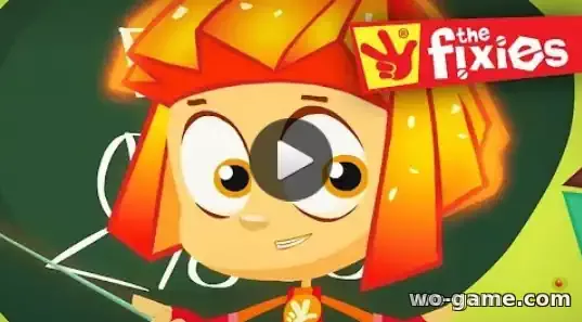 The Fixies in English Cartoon new series Electric Train watch online for the children
