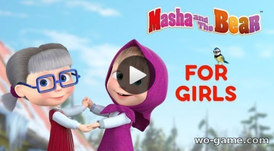 Masha and The Bear 2018 new English For Girls Best compilation Cartoons for babies live