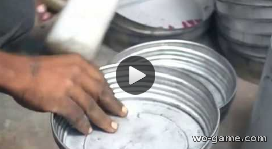 Как в Индии изготавливают металлические ведра