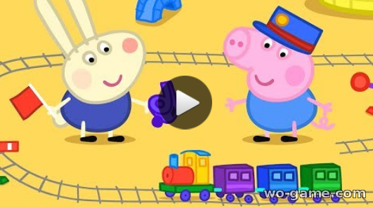Свинка Пеппа мультфильм для детей 2018 онлайн смотреть Время игры с Джорджем и Ричардом Кроликом