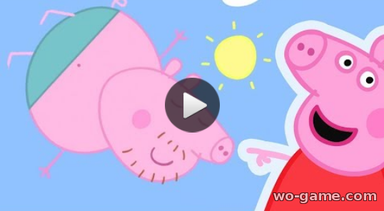Свинка Пеппа мультфильм для детей 2018 смотреть видео онлайн Большой прыжок свиного папы