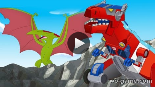 Трансформеры Боты Спасатели про динозавров мультсериал для детей 2018 онлайн Земля до Прайма новые серии
