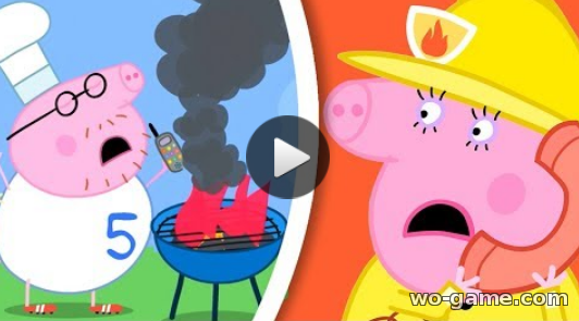 Свинка Пеппа мультик для детей 2019 смотреть онлайн Пожарная машина Сборник новые серии