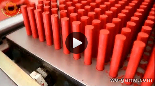 Как делают восковые карандаши в Китае