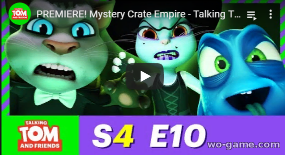 Talking Tom and Friends in English Cartoons 2019 new series Mystery Crate Empire Season 4 Episode 10 watch online