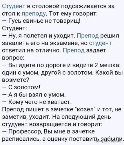 Студент и препод