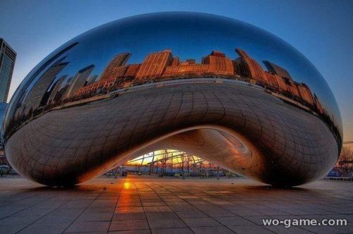 Скульптура Cloud Gate, США