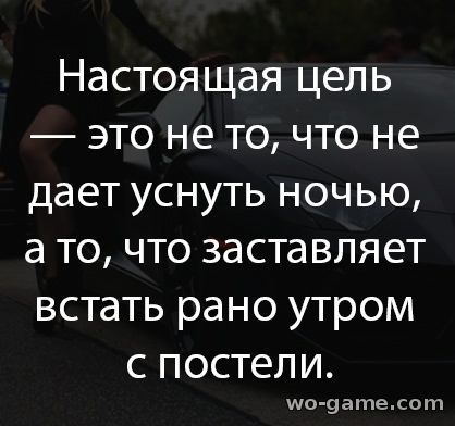 Настоящая цель