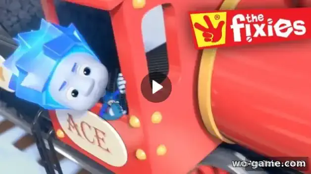 The Fixies in English Cartoon new series The Electric Train watch online for infants