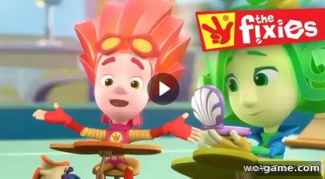The Fixies in English Cartoon new episode Keyboard & Reflexes watch online for children