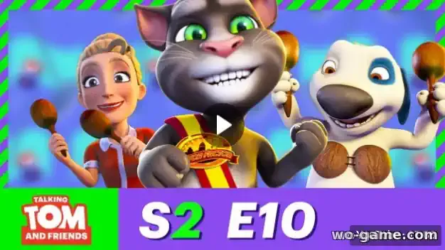 Talking Tom and Friends in English Cartoon Happy Town Season 2 Episode 10 watch online for children