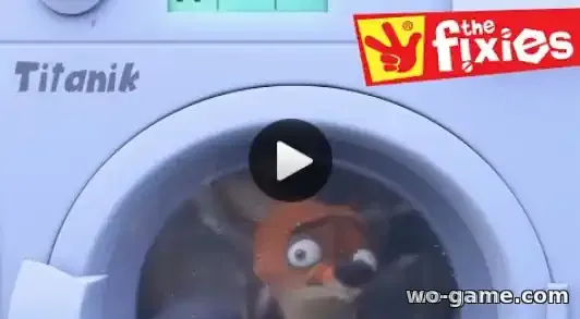 The Fixies in English Cartoon new episodes Stuck In The Washing Machine watch online for children
