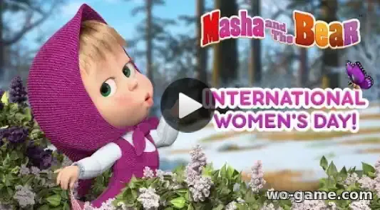 Masha and The Bear in English Cartoon International Women's Day new collection watch online for kids